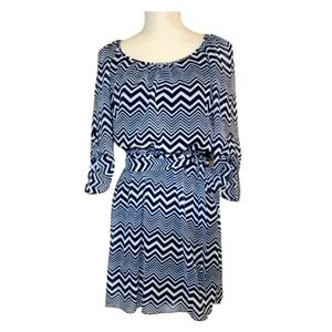 NWT. Speechless Women's Chevron Print Dress. XS